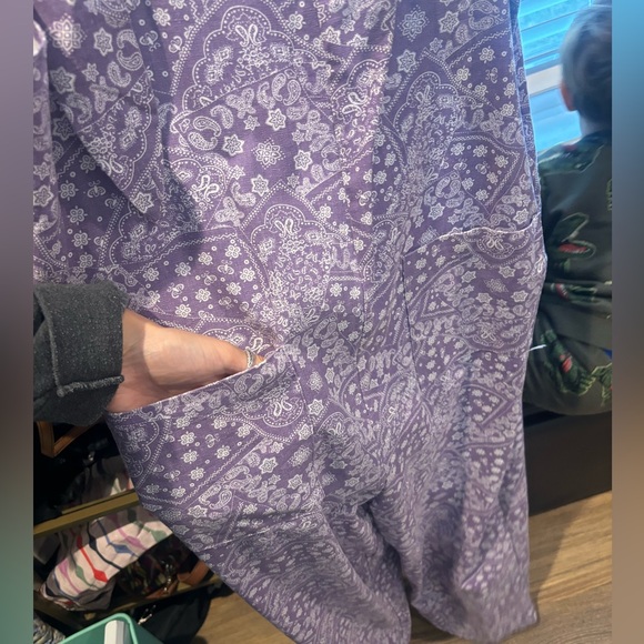 NWT Easel Loose Fit Floral Print Jumpsuit Romper W/Shoulder Ties - Picture 4 of 5